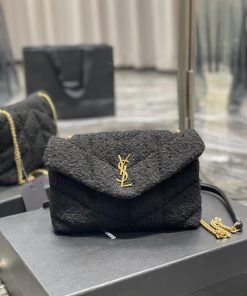 Yves Saint Laurent Bags Autumn and winter woolen styles are available 🧏 ‍️Loulou Puffer has launched a new series of 7vb8sfow