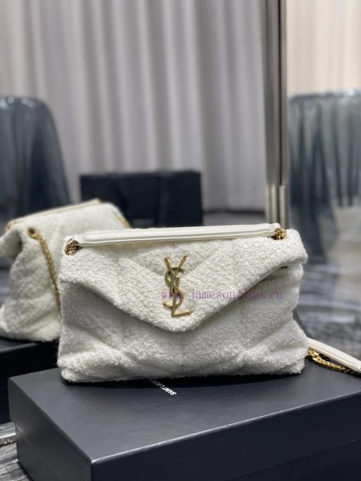 Yves Saint Laurent Bags Autumn and winter woolen styles are available 🧏 ‍️Loulou Puffer has launched a new series of ens41n1t - Image 2