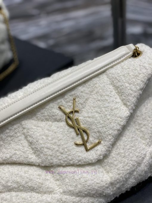 Yves Saint Laurent Bags Autumn and winter woolen styles are available 🧏 ‍️Loulou Puffer has launched a new series of ens41n1t - Image 4
