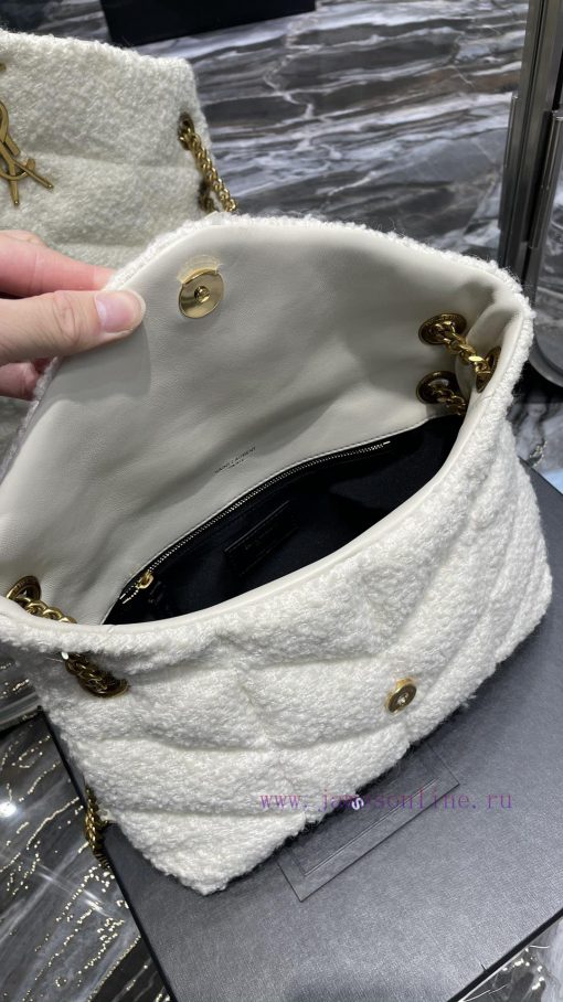 Yves Saint Laurent Bags Autumn and winter woolen styles are available 🧏 ‍️Loulou Puffer has launched a new series of ens41n1t - Image 7