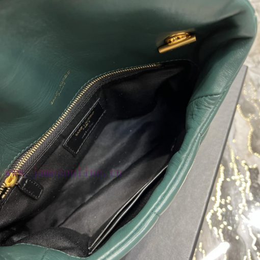 Yves Saint Laurent Bags Dark green gold buckle𝙇𝙤𝙪𝙡𝙤𝙪𝙋𝙛𝙛𝙚𝙧𝙢𝙞⼉𝙣𝙞 _ Mini crossbody bag is coming. The whole bag is made puvvcvl7 - Image 10