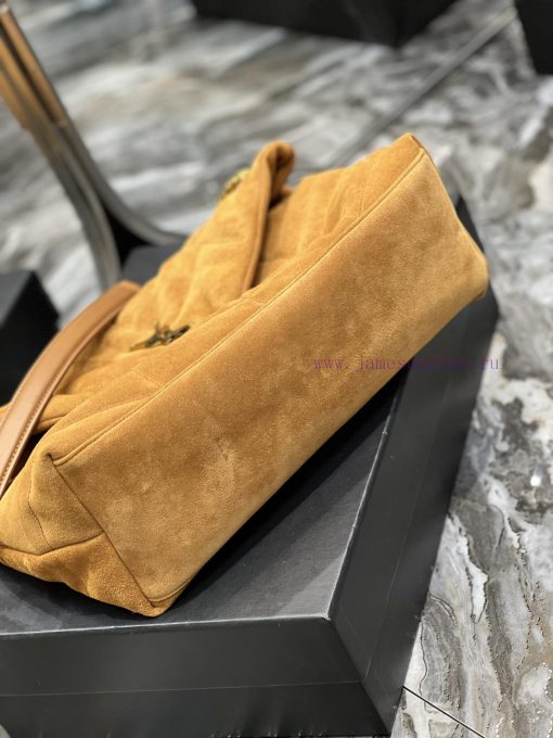 Yves Saint Laurent Bags Earth gold buckle frosted style𝙇𝙤𝙪𝙡𝙤𝙪𝙋𝙪𝙛𝙛𝙚𝙧 Quilted lamb leather bag, made of 100% lambskin, rkyh5etj - Image 7
