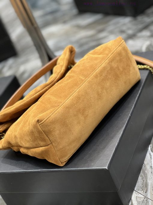 Yves Saint Laurent Bags Earth gold buckle frosted style𝙇𝙤𝙪𝙡𝙤𝙪𝙋𝙪𝙛𝙛𝙚𝙧 Quilted lamb leather bag, made of 100% lambskin, frh0geg0 - Image 8