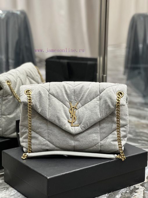 Yves Saint Laurent Bags New autumn and winter styles are released 🧏 ‍️Loulou Puffer has launched a new color series aeb6wokk