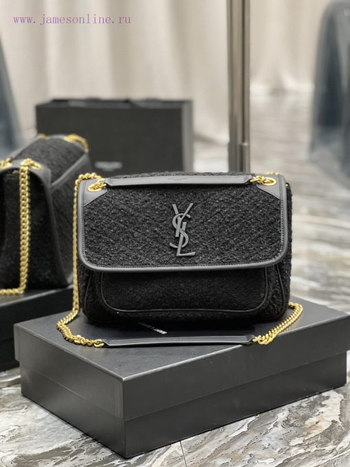 Yves Saint Laurent Bags Autumn and winter woolen styles are available 🧏 ‍️Popular Niki launches new collection of co 5ic8ey4y - Image 2