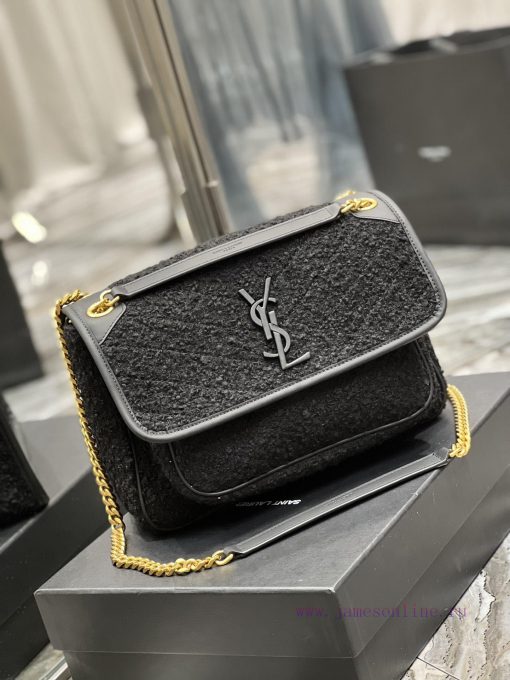 Yves Saint Laurent Bags Autumn and winter woolen styles are available 🧏 ‍️Popular Niki launches new collection of co 5ic8ey4y - Image 3