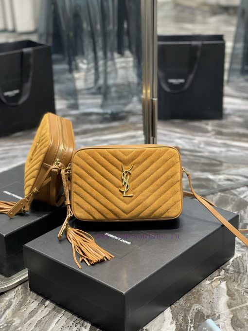 Yves Saint Laurent Bags 𝑳𝒐𝒖 Camera Bag _ Matte SeriesTop imported Italian cowhide is matched with frosted leather ca sd3kren1