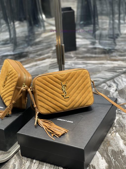 Yves Saint Laurent Bags 𝑳𝒐𝒖 Camera Bag _ Matte SeriesTop imported Italian cowhide is matched with frosted leather ca sd3kren1 - Image 3