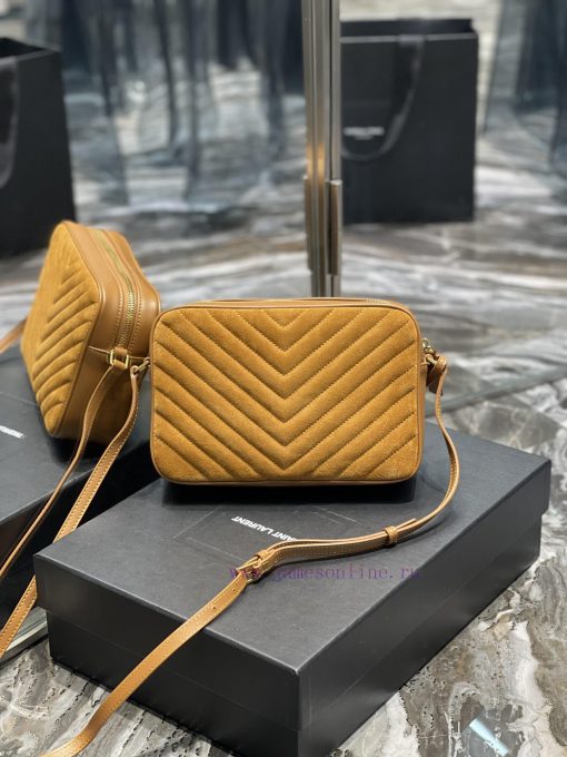 Yves Saint Laurent Bags 𝑳𝒐𝒖 Camera Bag _ Matte SeriesTop imported Italian cowhide is matched with frosted leather ca sd3kren1 - Image 8