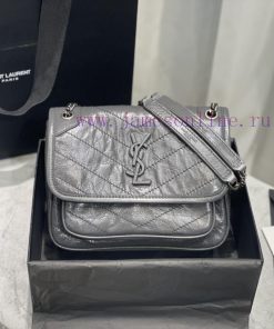 Yves Saint Laurent Bags NIKI New Accountdark greyThe new Niki is more practical, adding a D-buckle on each side and gx8uo6f8
