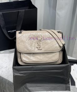 Yves Saint Laurent Bags NIKI New MediumMilk tea colorThe new Niki is more practical, adding a D-buckle on each side mrex22jl