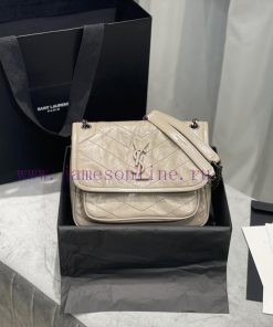 Yves Saint Laurent Bags NIKI New AccountMilk tea colorThe new Niki is more practical, adding a D-buckle on each side aa3l0roq