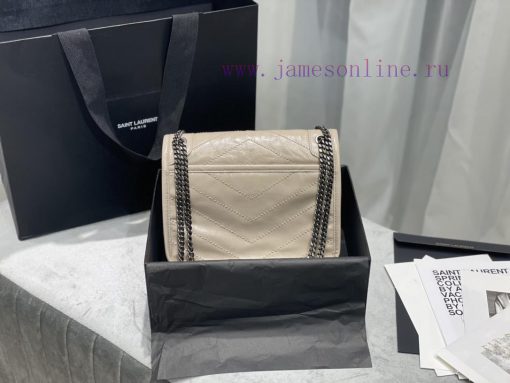 Yves Saint Laurent Bags NIKI New AccountMilk tea colorThe new Niki is more practical, adding a D-buckle on each side aa3l0roq - Image 6