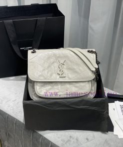 Yves Saint Laurent Bags NIKI New MediumMilk whiteThe new Niki is more practical, adding a D-buckle on each side and v0kmke17