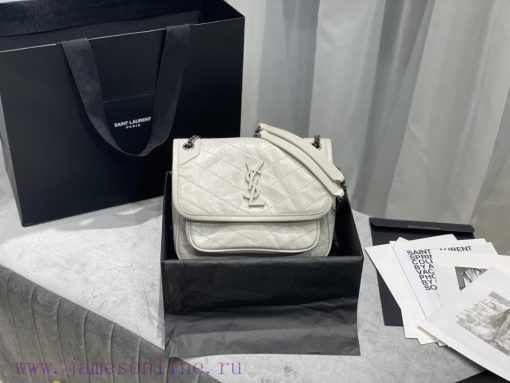 Yves Saint Laurent Bags NIKI New AccountMilk whiteThe new Niki is more practical, adding a D-buckle on each side and aapu8se2