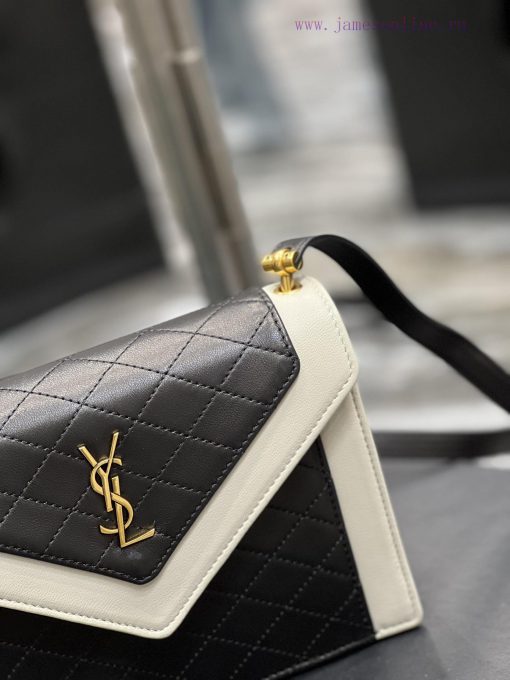 Yves Saint Laurent Bags GABY mini_ Quilted Pattern Envelope Bag, made of Italian lambskin with full leather inside a 0sk6h5kq - Image 4