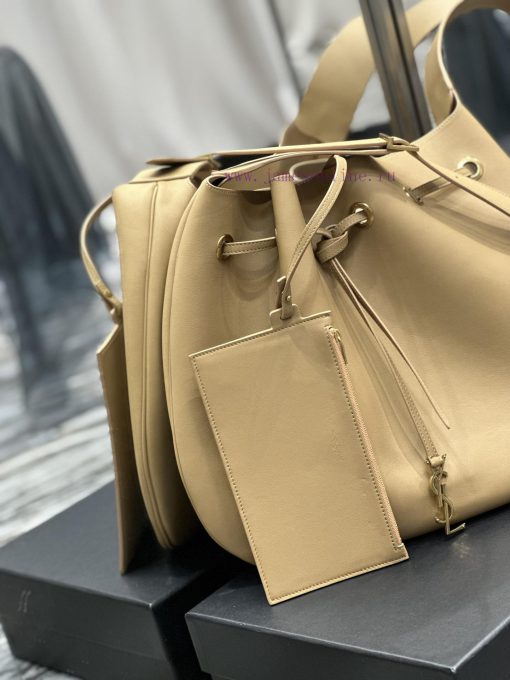 Yves Saint Laurent Bags Flat Hobo bag_Y Home Full Leather Drawstring Bag/Shoulder BackpackThe all leather design add kdxkuu5k - Image 6