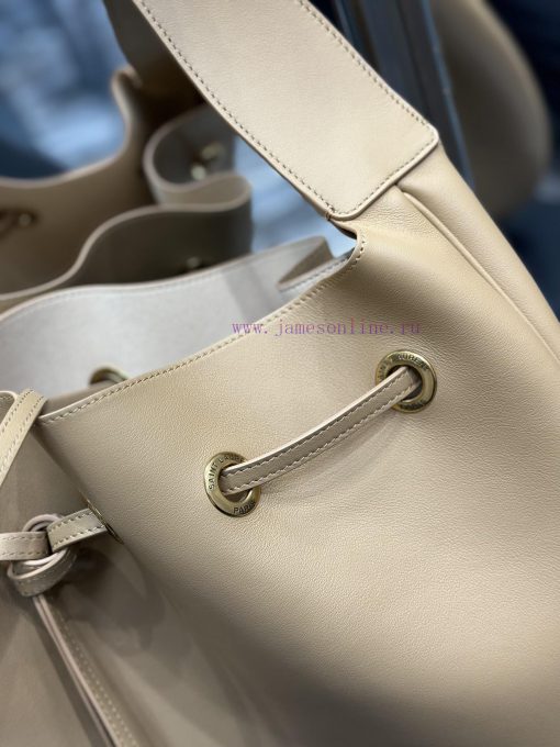 Yves Saint Laurent Bags Flat Hobo bag_Y Home Full Leather Drawstring Bag/Shoulder BackpackThe all leather design add kdxkuu5k - Image 7
