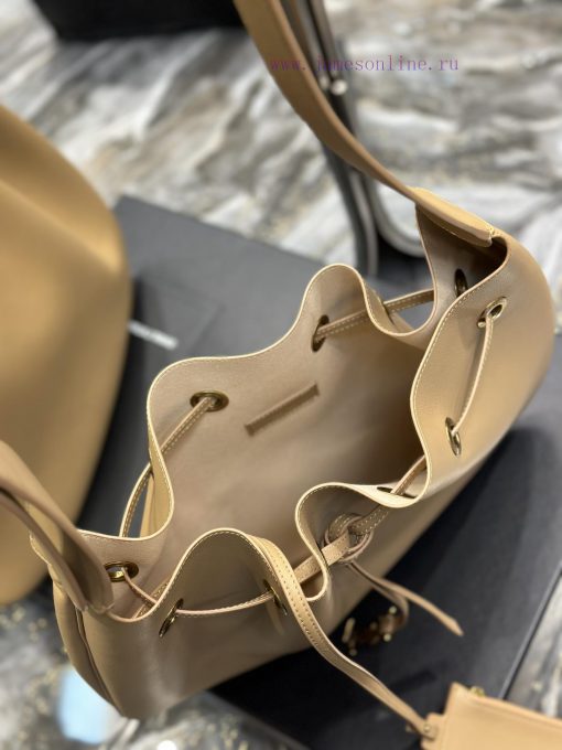 Yves Saint Laurent Bags Flat Hobo bag_Y Home Full Leather Drawstring Bag/Shoulder BackpackThe all leather design add kdxkuu5k - Image 8
