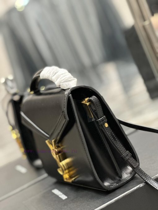 Yves Saint Laurent Bags Black gold buckle toothpick pattern_The other design of the CASSANDRA mini handbag series is 2gyr4pkt - Image 5
