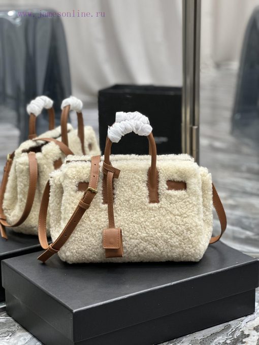 Yves Saint Laurent Bags Sac de jour22cm lamb woolEquipped with long shoulder straps and mini sizeThe design concept 3zx89ura