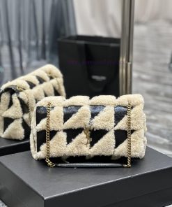 Yves Saint Laurent Bags JAMIE-New Lamb Wool with Oil Wax SkinThe most eye-catching lamb wool oil wax leather must be fnnd9drb