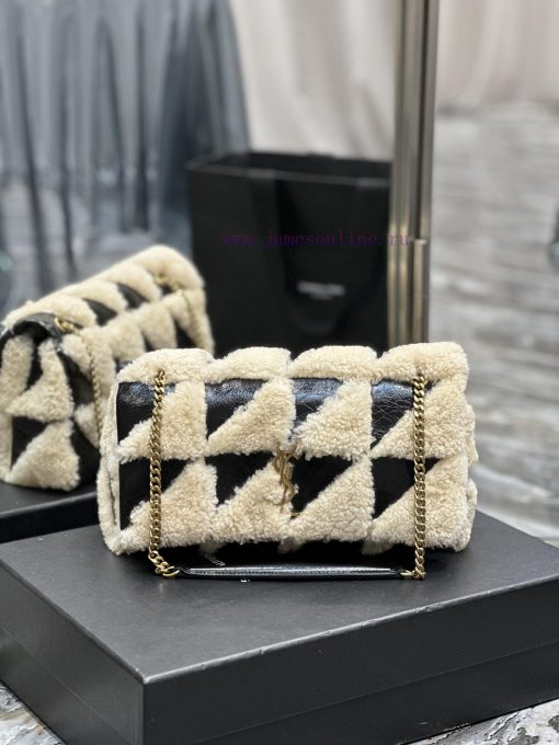 Yves Saint Laurent Bags JAMIE-New Lamb Wool with Oil Wax SkinThe most eye-catching lamb wool oil wax leather must be fnnd9drb