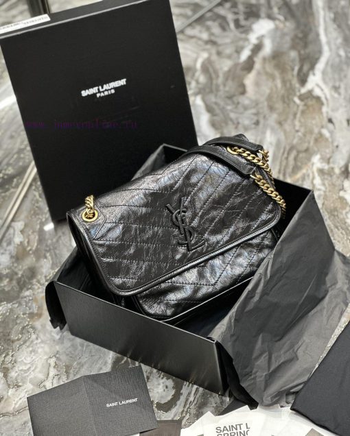 Yves Saint Laurent Bags NIKI New MediumBlack with gold chainThe new Niki is more practical, adding a D-buckle on eac 3bfiotnm - Image 3