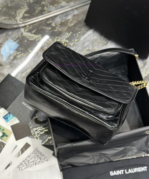 Yves Saint Laurent Bags NIKI New MediumBlack with gold chainThe new Niki is more practical, adding a D-buckle on eac 3bfiotnm - Image 8