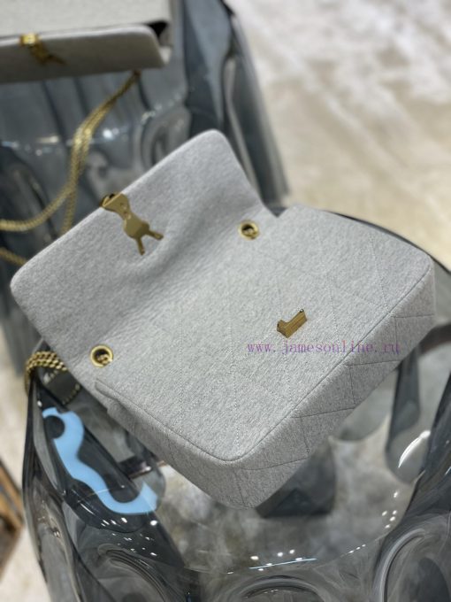 Yves Saint Laurent Bags JAMIE Knitted Style_Made of imported cashmere knitted and spliced together, decorated with " oknrm64d - Image 9