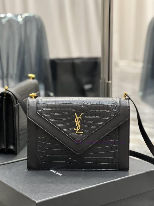 Yves Saint Laurent Bags GABY_Quilted Pattern Envelope Bag, made of Italian lambskin with full leather inside and out 19o7217a - Image 2