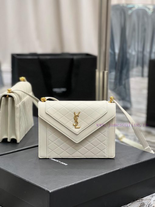 Yves Saint Laurent Bags GABY mini_ Quilted Pattern Envelope Bag, made of Italian lambskin with full leather inside a ji6h0ybh - Image 2