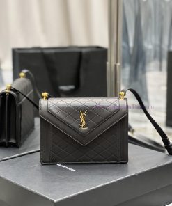 Yves Saint Laurent Bags GABY mini_ Quilted Pattern Envelope Bag, made of Italian lambskin with full leather inside a 16n8qoct