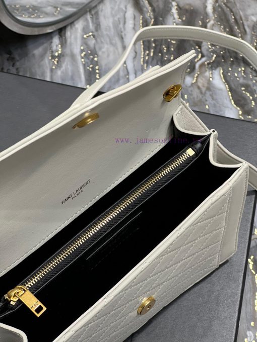 Yves Saint Laurent Bags GABY mini_ Quilted Pattern Envelope Bag, made of Italian lambskin with full leather inside a ji6h0ybh - Image 10