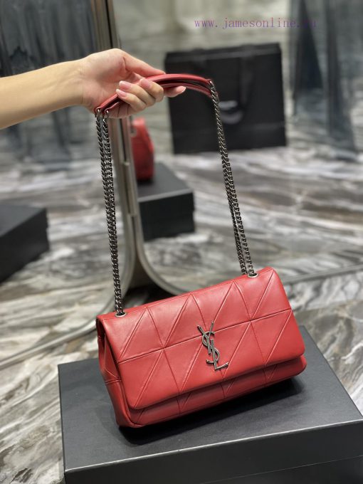 Yves Saint Laurent Bags 𝐉𝐀𝐌𝐈𝐄 _ Medium 25cm splicing style, making you wait for a long time. Made of imported sheeps 5oq1vk45