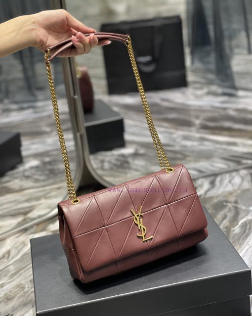 Yves Saint Laurent Bags 𝐉𝐀𝐌𝐈𝐄 _ Medium 25cm splicing style, making you wait for a long time. Made of imported sheeps e79h9i6i - Image 2