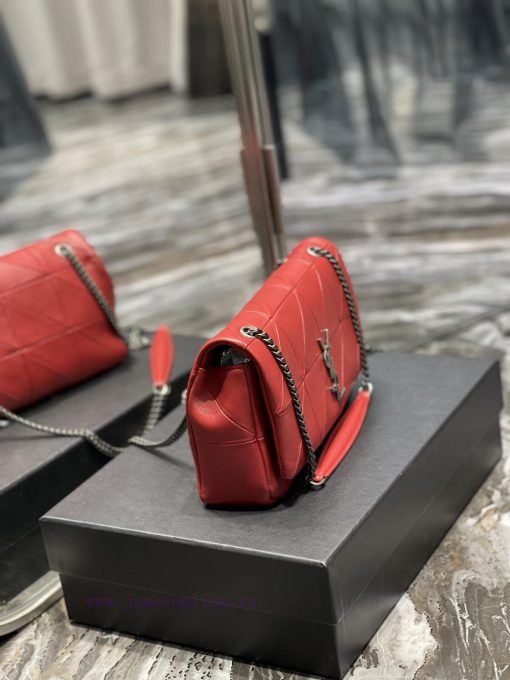 Yves Saint Laurent Bags 𝐉𝐀𝐌𝐈𝐄 _ Medium 25cm splicing style, making you wait for a long time. Made of imported sheeps 5oq1vk45 - Image 4