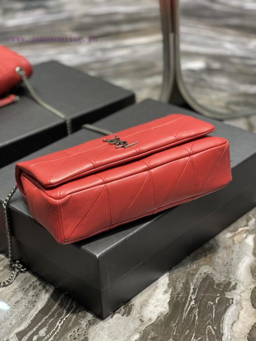 Yves Saint Laurent Bags 𝐉𝐀𝐌𝐈𝐄 _ Medium 25cm splicing style, making you wait for a long time. Made of imported sheeps 5oq1vk45 - Image 8