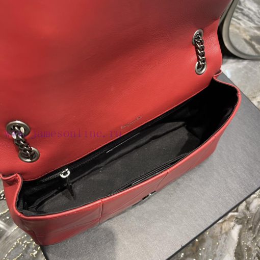 Yves Saint Laurent Bags 𝐉𝐀𝐌𝐈𝐄 _ Medium 25cm splicing style, making you wait for a long time. Made of imported sheeps 5oq1vk45 - Image 10