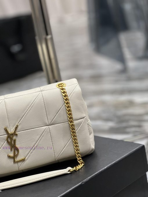 Yves Saint Laurent Bags 𝐉𝐀𝐌𝐈𝐄 _ Medium 25cm splicing style, making you wait for a long time. Made of imported sheeps n1c7xg21 - Image 4