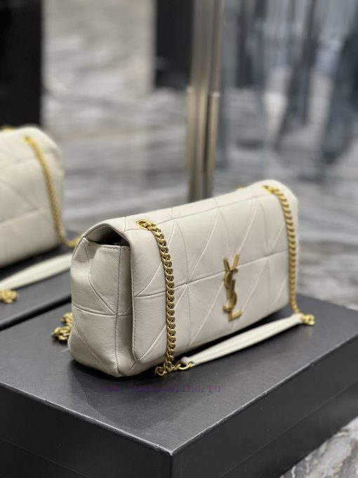 Yves Saint Laurent Bags 𝐉𝐀𝐌𝐈𝐄 _ Medium 25cm splicing style, making you wait for a long time. Made of imported sheeps n1c7xg21 - Image 6