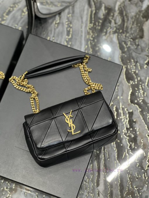 Yves Saint Laurent Bags JAMIE_Sized 20cm splicing version, making you wait for a long time. Made of imported sheepsk qsis86ei - Image 8