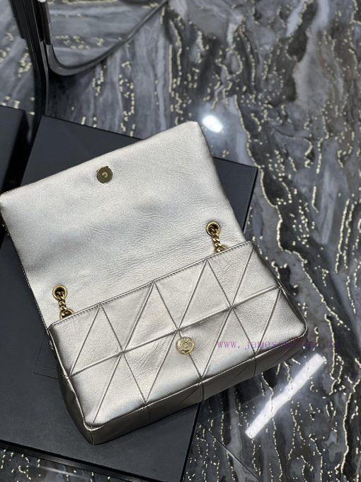 Yves Saint Laurent Bags 𝐉𝐀𝐌𝐈𝐄 _ Medium 25cm splicing style, making you wait for a long time. Made of imported sheeps b0webdqy - Image 9