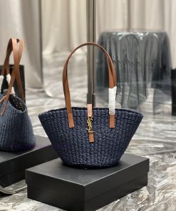 Yves Saint Laurent Bags Quick drop of woven bagsBasket of vegetables, woven grass, tote bag_Y's exquisite Parisian s 2kyl275x