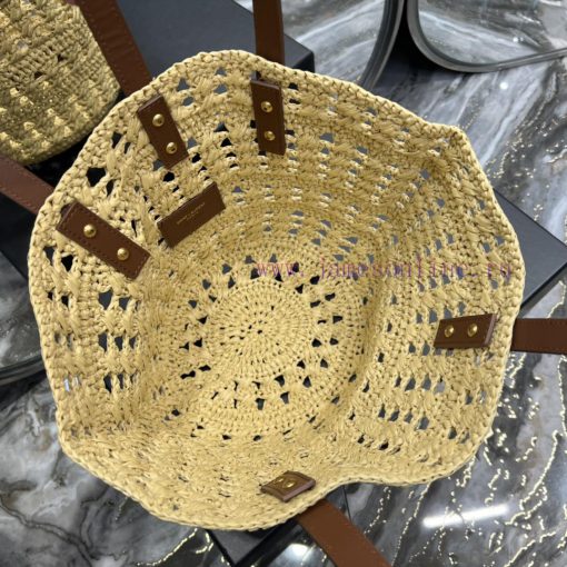 Yves Saint Laurent Bags Quick drop of woven bagsVegetable basket hollowed out straw woven tote bag_Y's exquisite Par 2iusuamv - Image 6