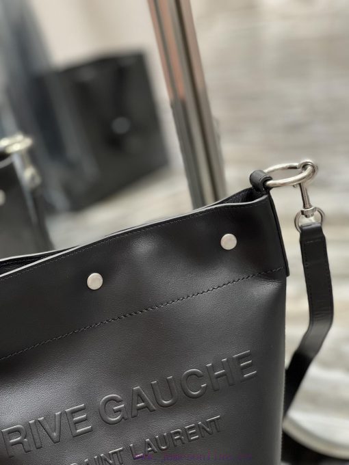 Yves Saint Laurent Bags 𝗥𝗜𝗩𝗘 𝗚𝗔𝗨𝗖𝗛𝗘The latest RIVE GAUCHE French cowhide bucket bag, with its simple and atmospheric 320futnc - Image 3