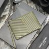 Yves Saint Laurent Bags 𝑴𝒐𝒏𝒐𝒈𝒓𝒂𝒎 Jacquard splicing file handbag, made of original calf leather satin lining, top zip 22eeeyok