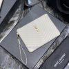 Yves Saint Laurent Bags 𝑴𝒐𝒏𝒐𝒈𝒓𝒂𝒎 Jacquard splicing file handbag, made of original calf leather satin lining, top zip pi6utbay