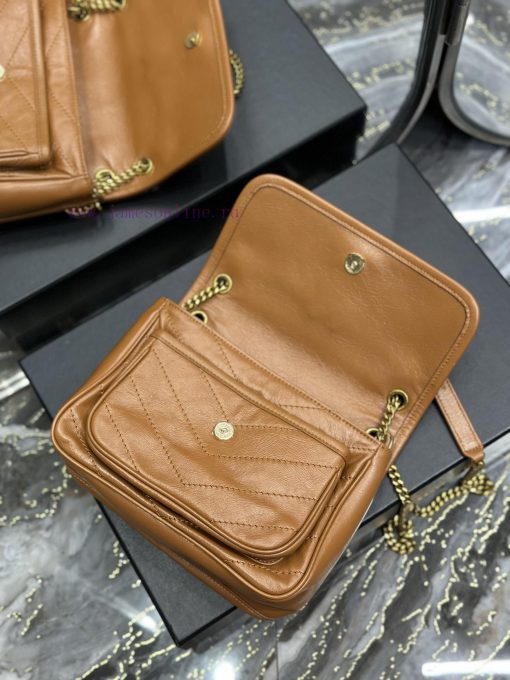 Yves Saint Laurent Bags Earth gold buckle oil wax skin_Niki has been updated with a new version that is more practic nljgrkmi - Image 9