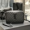 Yves Saint Laurent Bags NewLou Camera Bag - Black BuckleTop level imported Italian cowhide camera bag. Hong Kong pur k24wzrqd